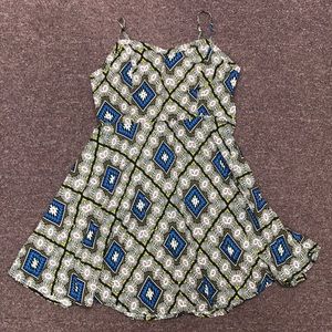 Old Navy Colorful Tribal Fit and Flare Cami Dress